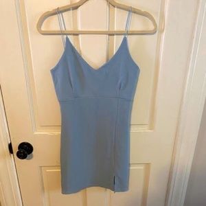 NWT Nasty Gal Baby Blue Mini Dress